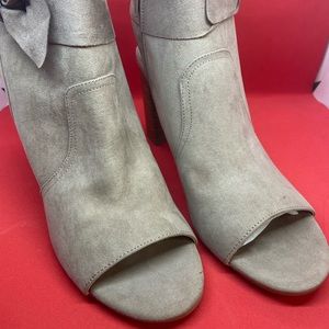 Women’s open toe booties size 11M